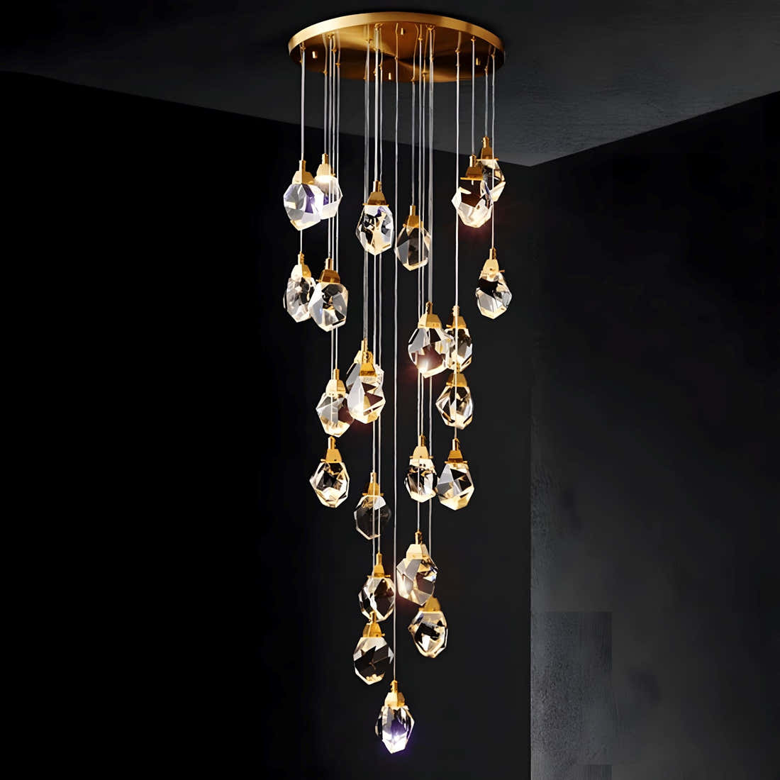 Crystal Rock Chandelier(Grand)