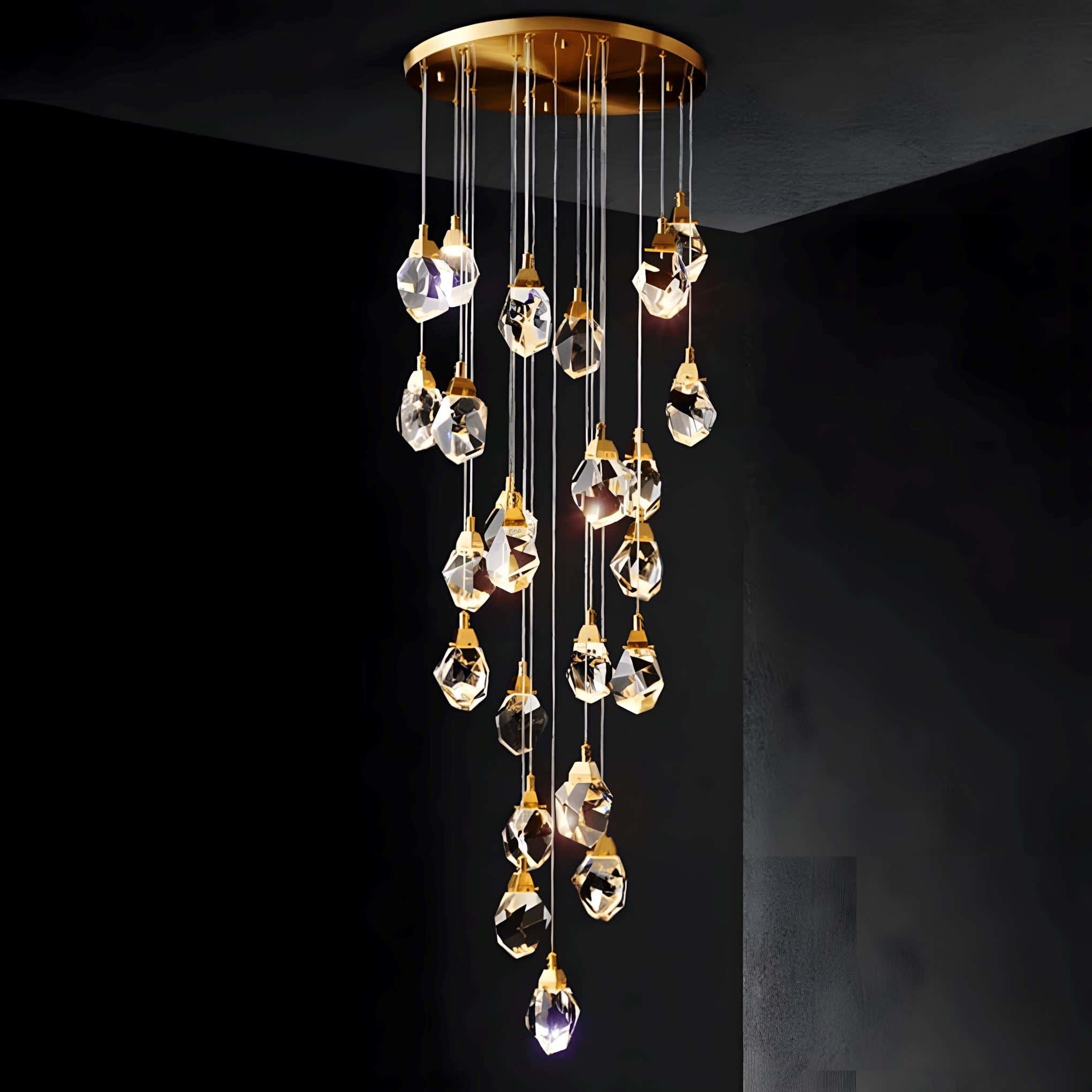 Crystal Rock Chandelier(Grand)