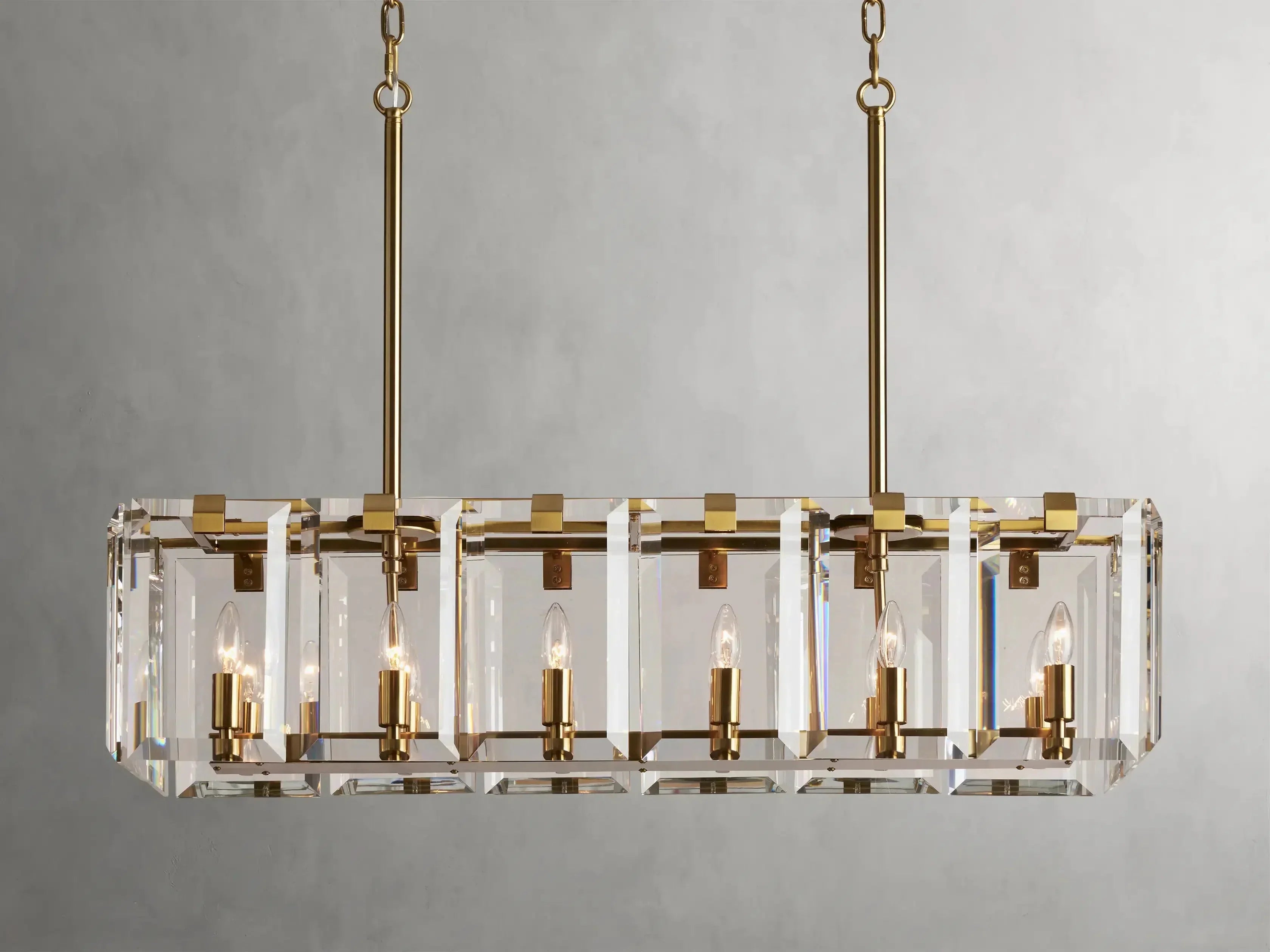 Amaya Rectangular Chandelier 40'' 53''