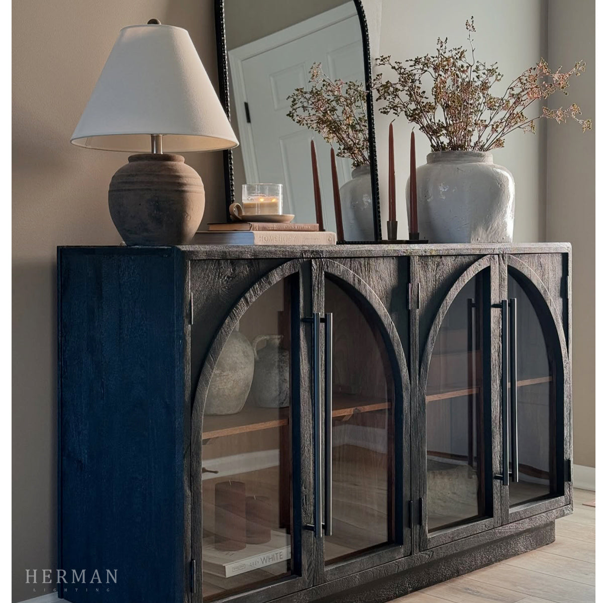 Hattie Sideboard in Oak 70"W 90"W