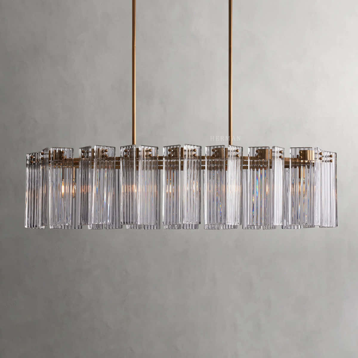 Delsie Oval 51" Chandelier