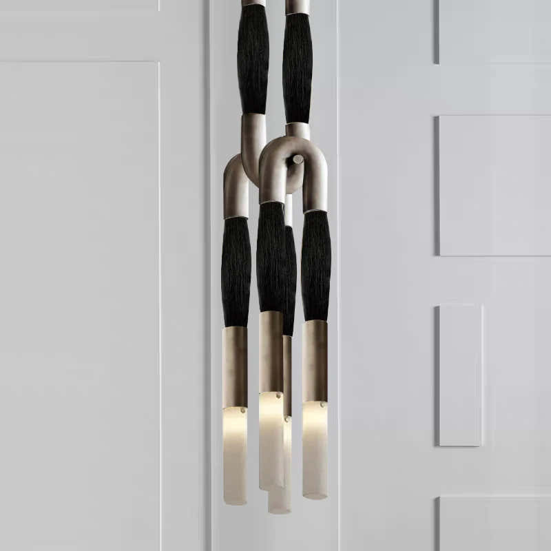 Heritage Horsehair 4-Light Pendant