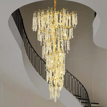 Modern Crystal Tree Branch Chandelier 134"
