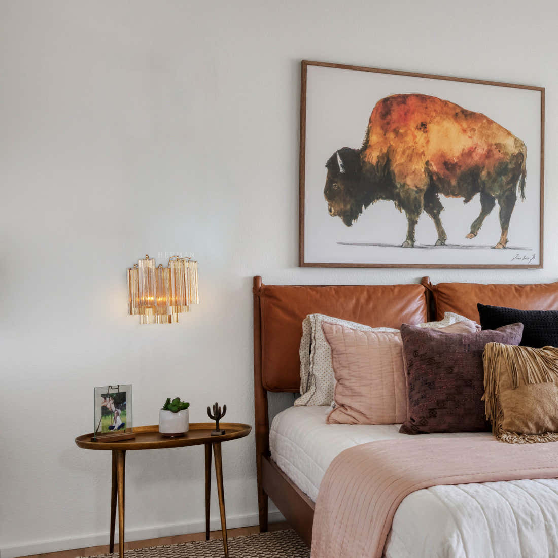 Addis Murano Glass Wall Light 14''W