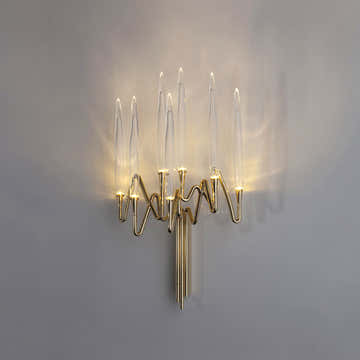 Pezzo Crystal Wall Sconce W15'' 10''