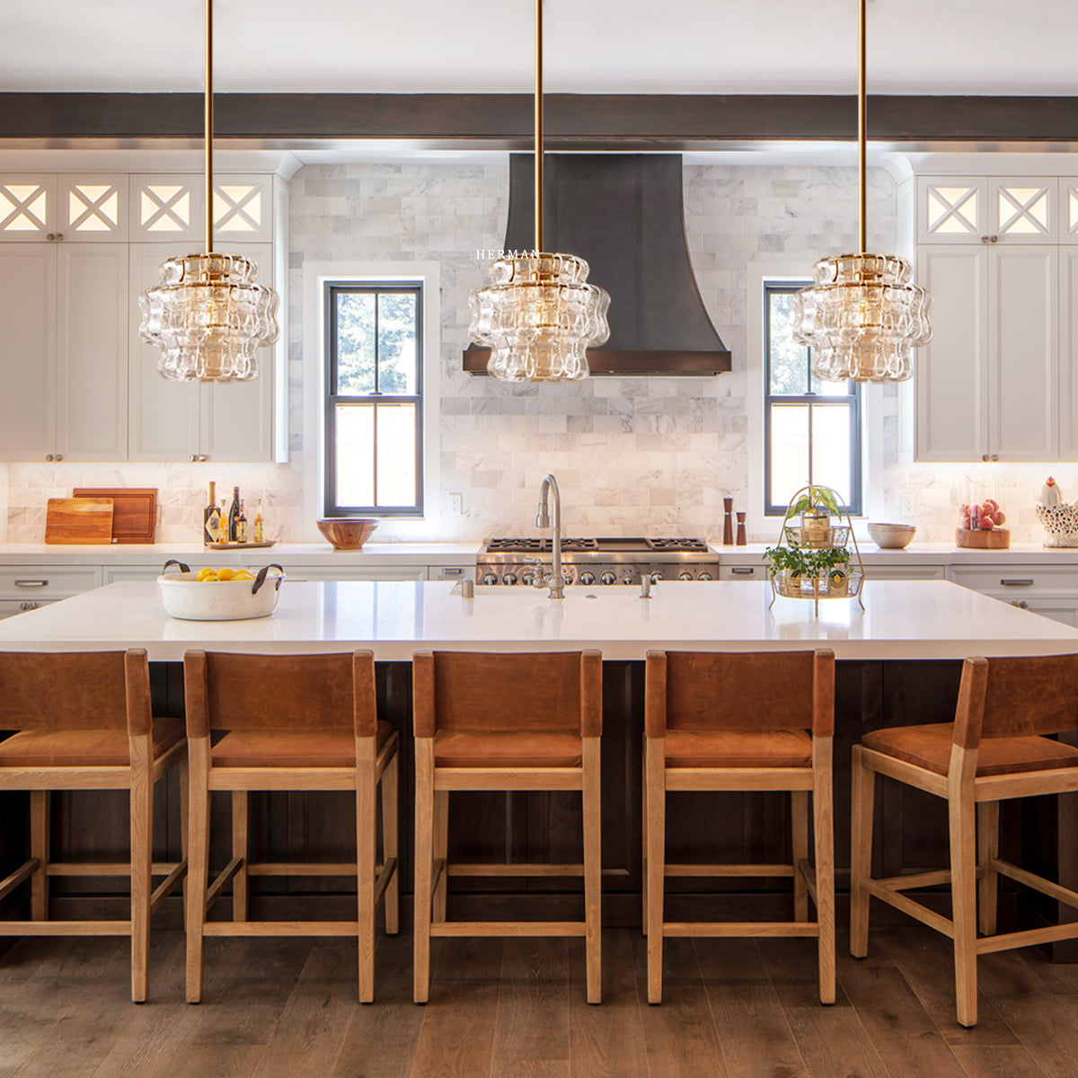 Amor Ghiaccio Glass Pendant Light