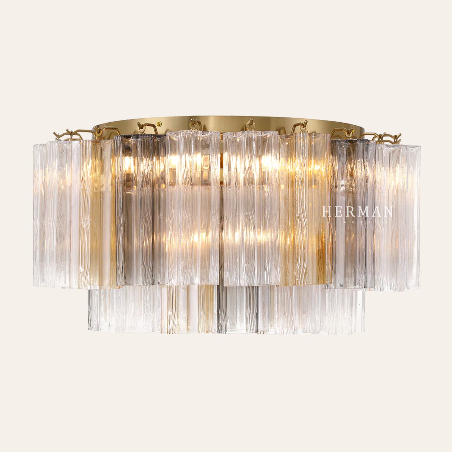 Addis Murano Glass Flushmount 22"/32"