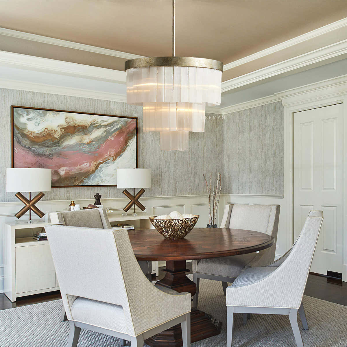 Adam Round Multi-tier Chandelier