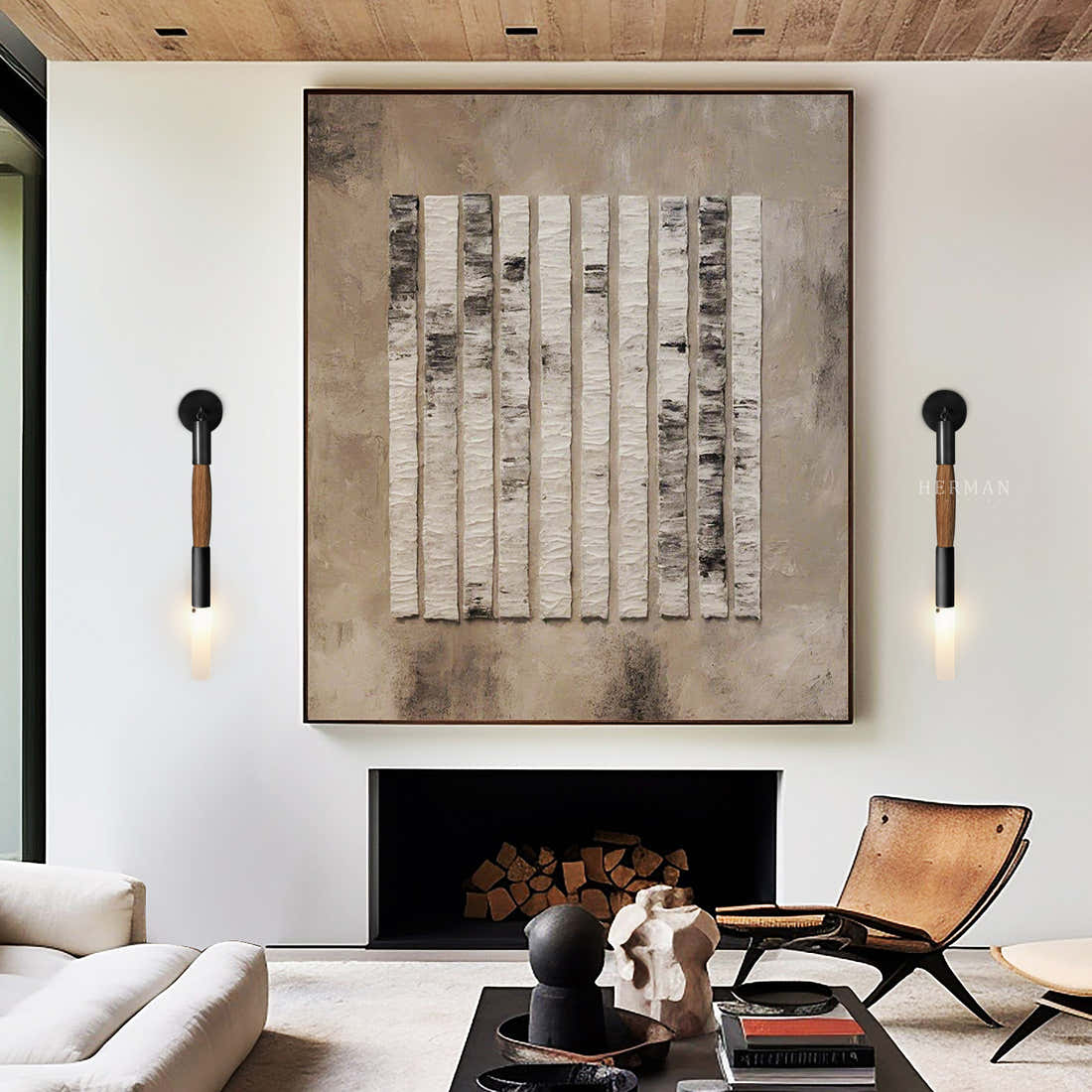 Horsehair Sconce
