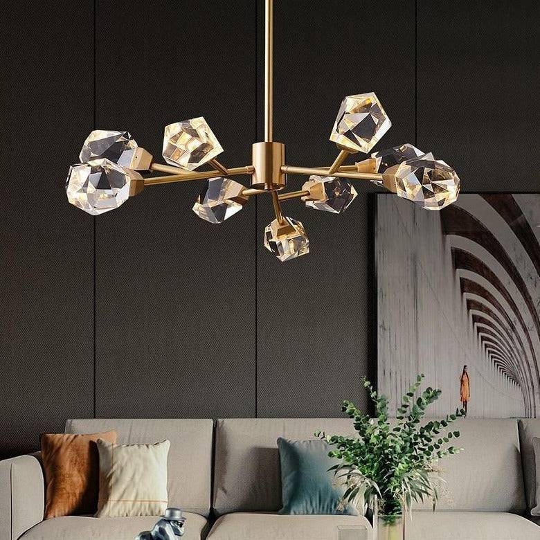 EVE Branch Crystal Chandelier 9-Light