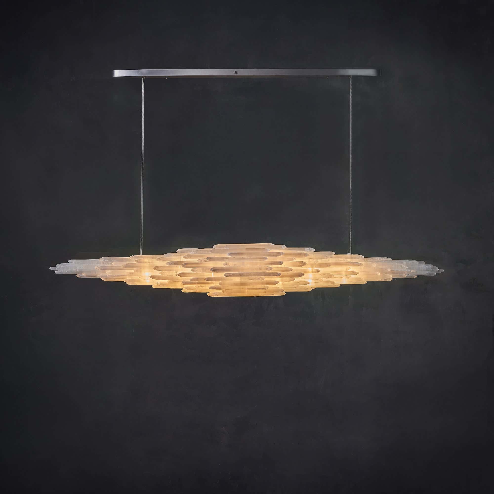 Art Selenite Large Chandelier