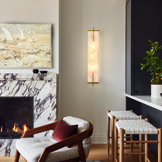 Beckett Alabaster Wall Sconce