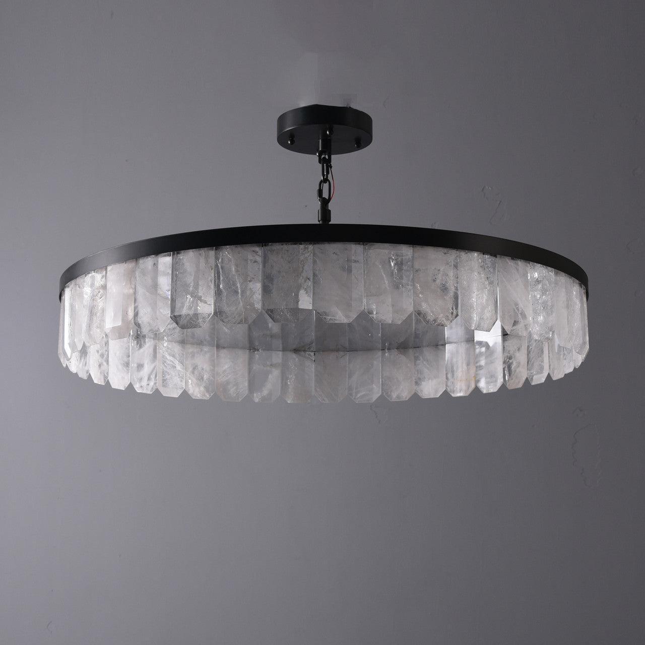 Rolantis Rock Crystal Pendant 32.7"