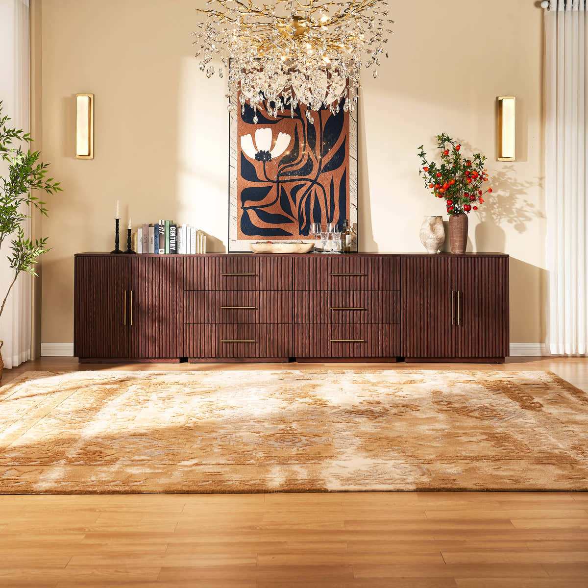 $2500+ Purchase Gift | Aurelian Relief Wool-Blend Rug 5'x8'
