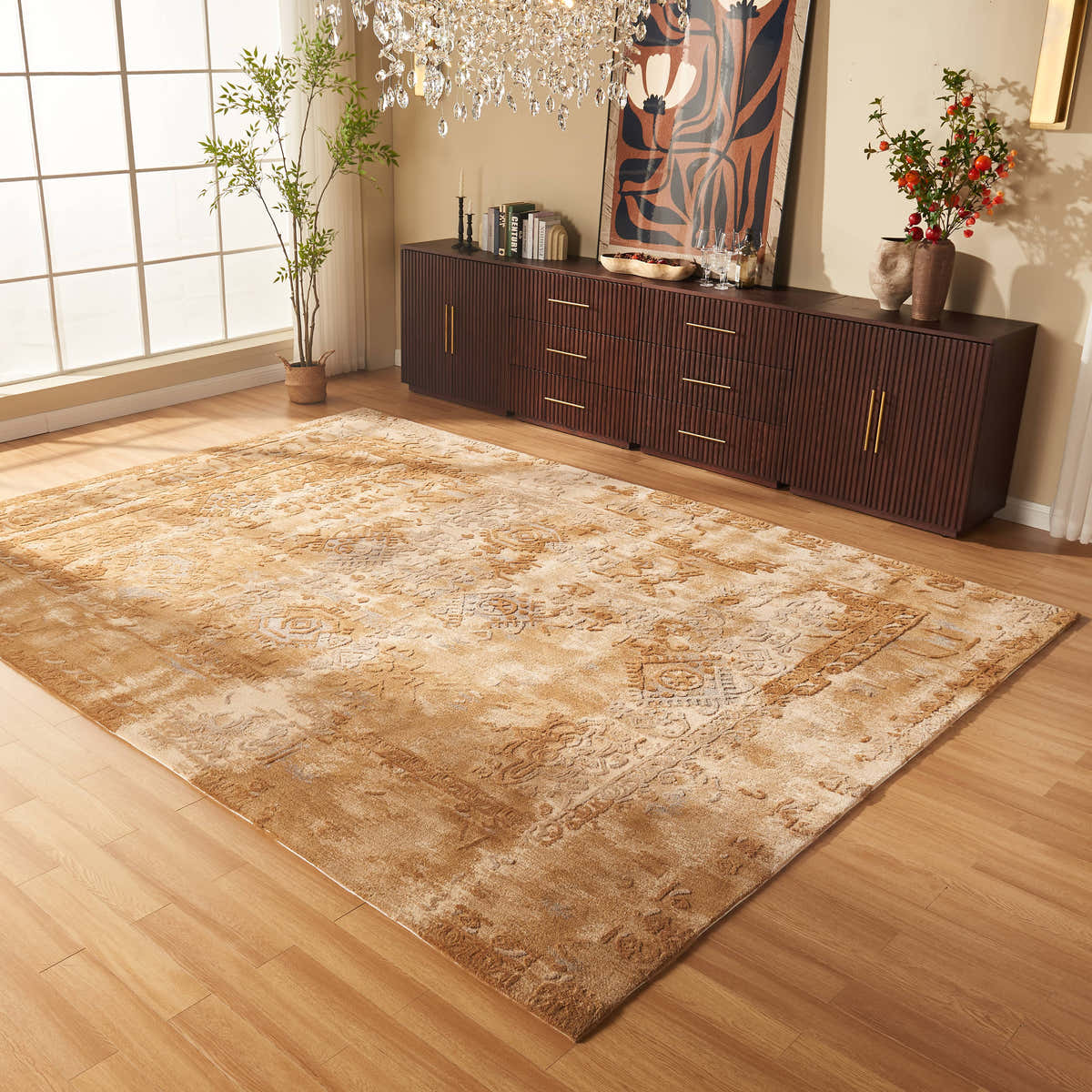 $2500+ Purchase Gift | Aurelian Relief Wool-Blend Rug 5'x8'