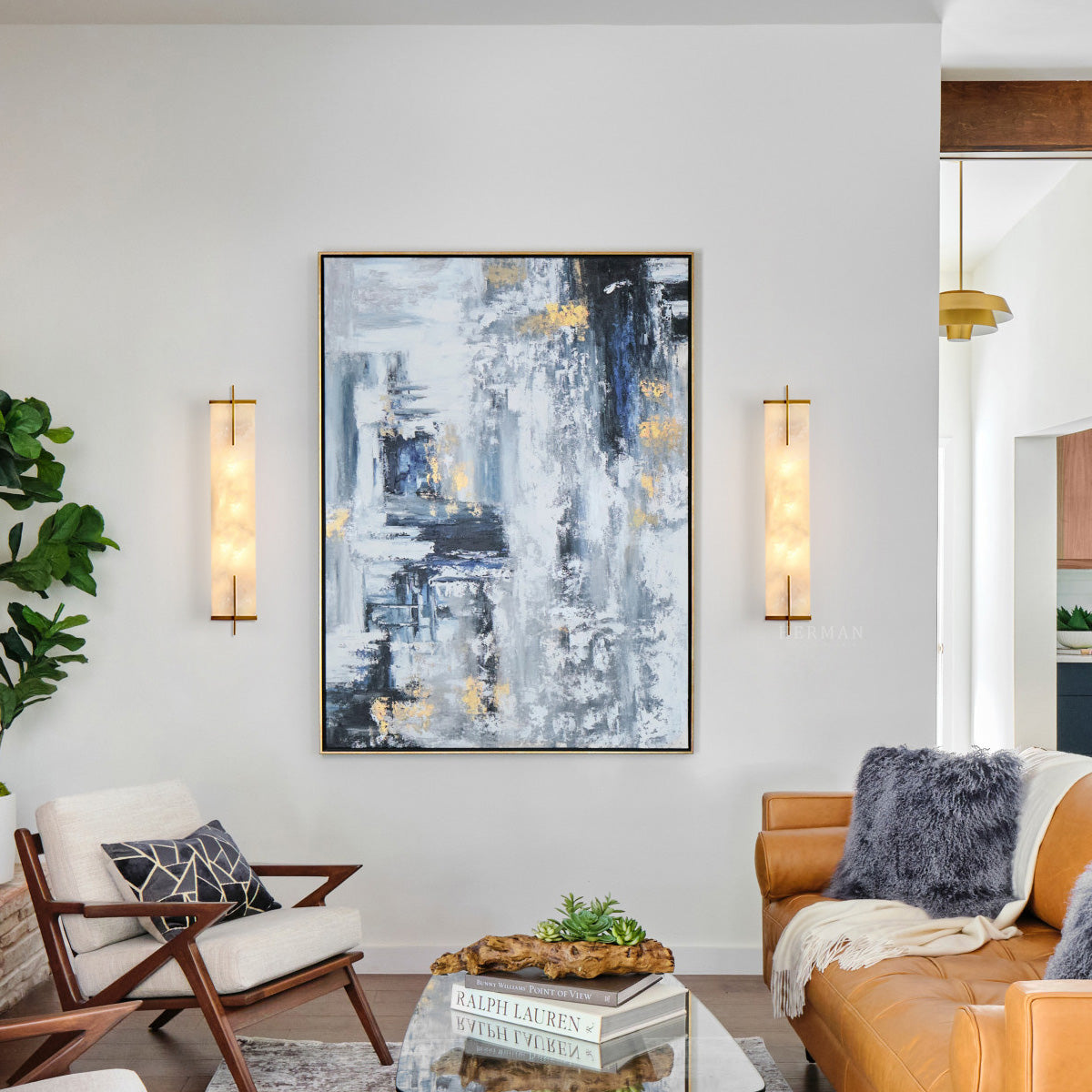 Beckett Alabaster Wall Sconce