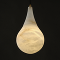 Alabaster Teardrop Single Pendant