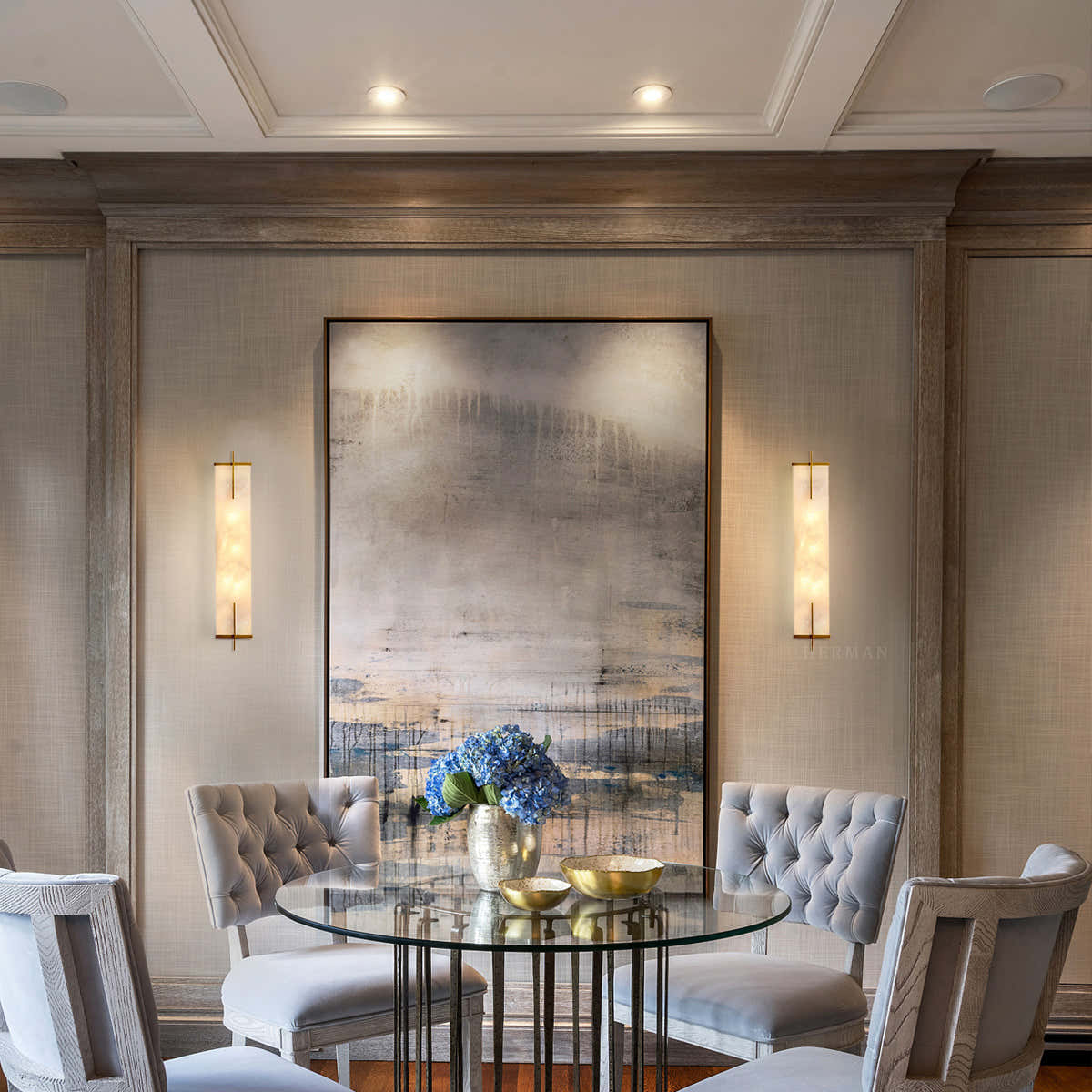 Beckett Alabaster Wall Sconce