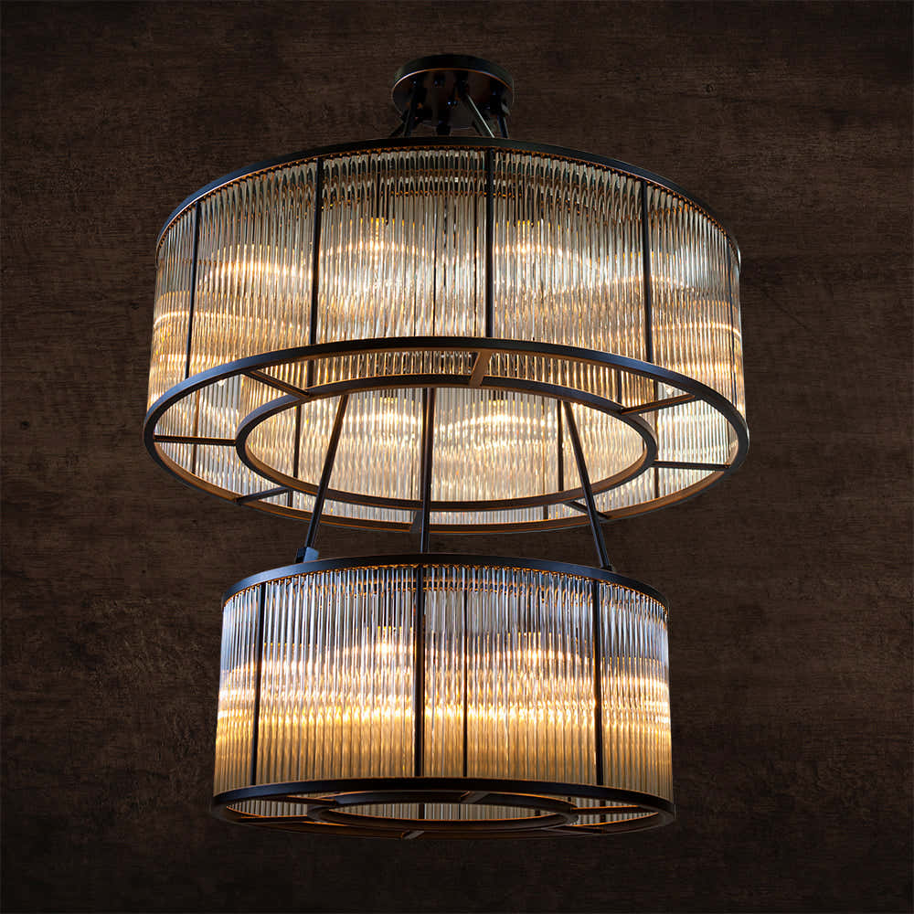 Valen Oversized Glass Chandelier