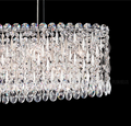 Modern Fashion Extra Large Oval Crystal Pendant Chandelier for Dining Room