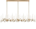 Pezzo Crystal Long Chandelier L78'' 59''  40''