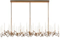 Pezzo Crystal Long Chandelier L78'' 59''  40''