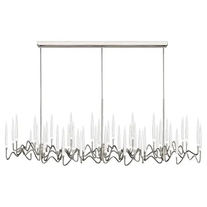 Pezzo Crystal Long Chandelier L78'' 59''  40''