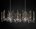 Pezzo Crystal Long Chandelier L78'' 59''  40''