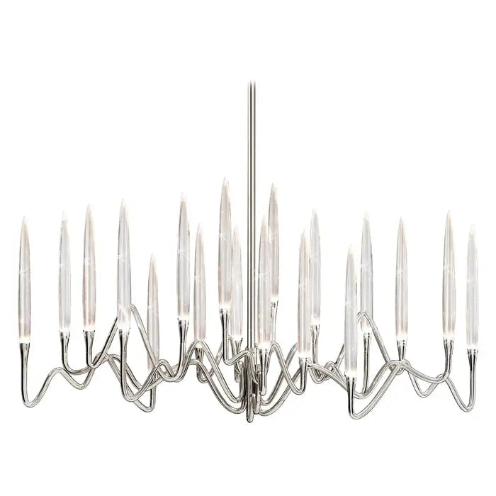 Pezzo Crystal Long Chandelier L78'' 59''  40''