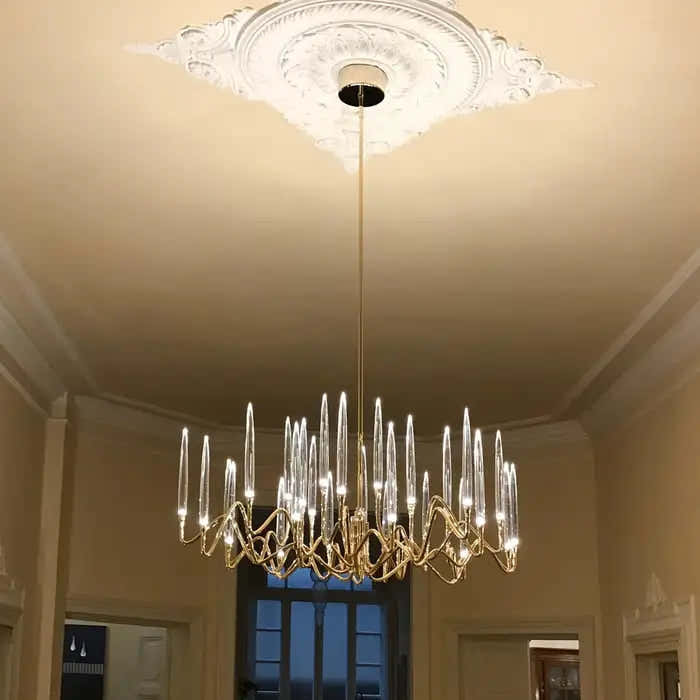 Pezzo Crystal Round Chandelier D33'' 59''  40''