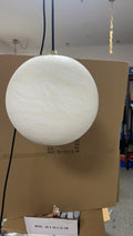 Alabaster Spherical Pendant Light