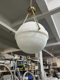 Alabaster Globe Pendant Light