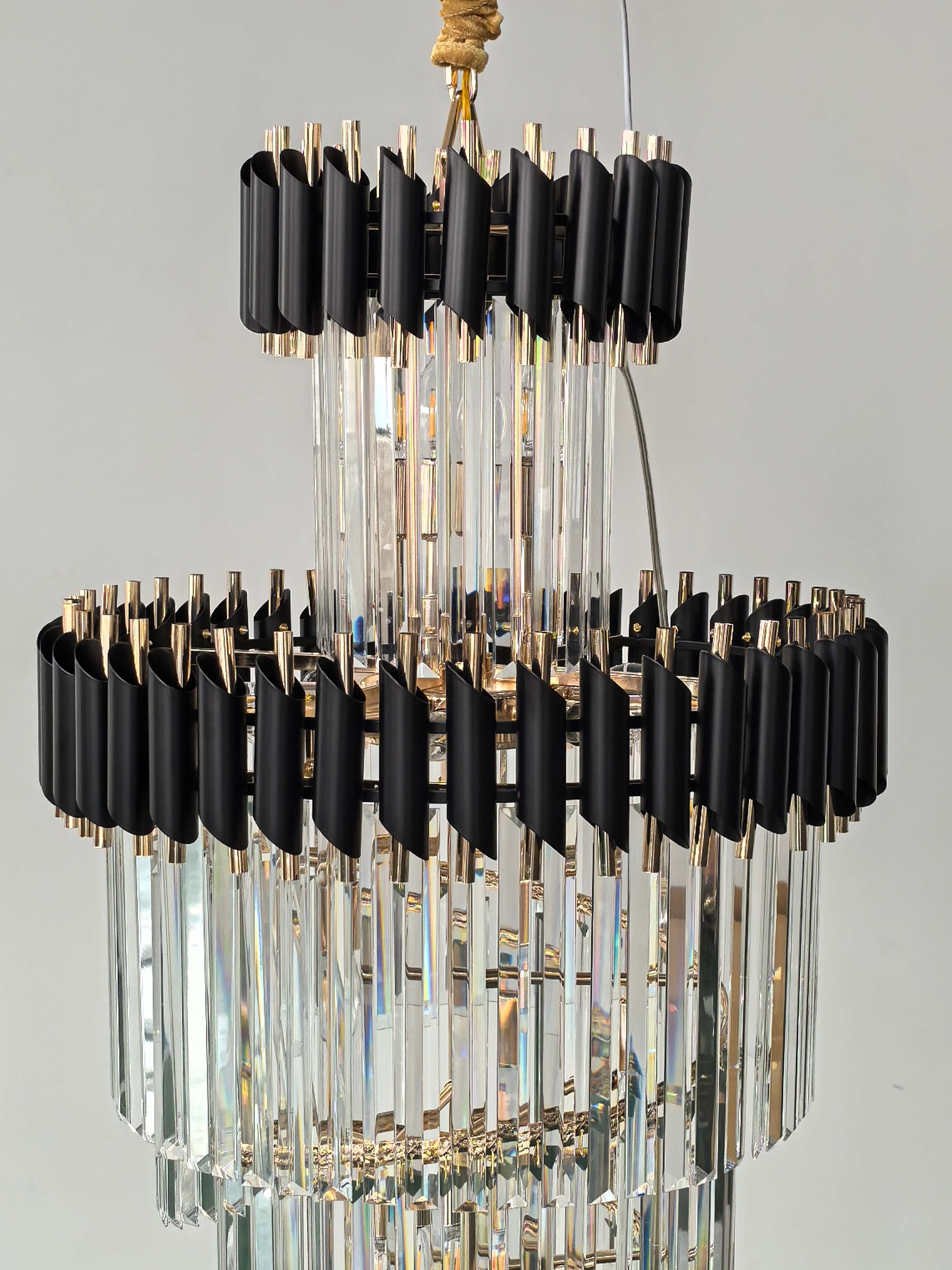 Enoch Multiple Tier Crystal Chandelier