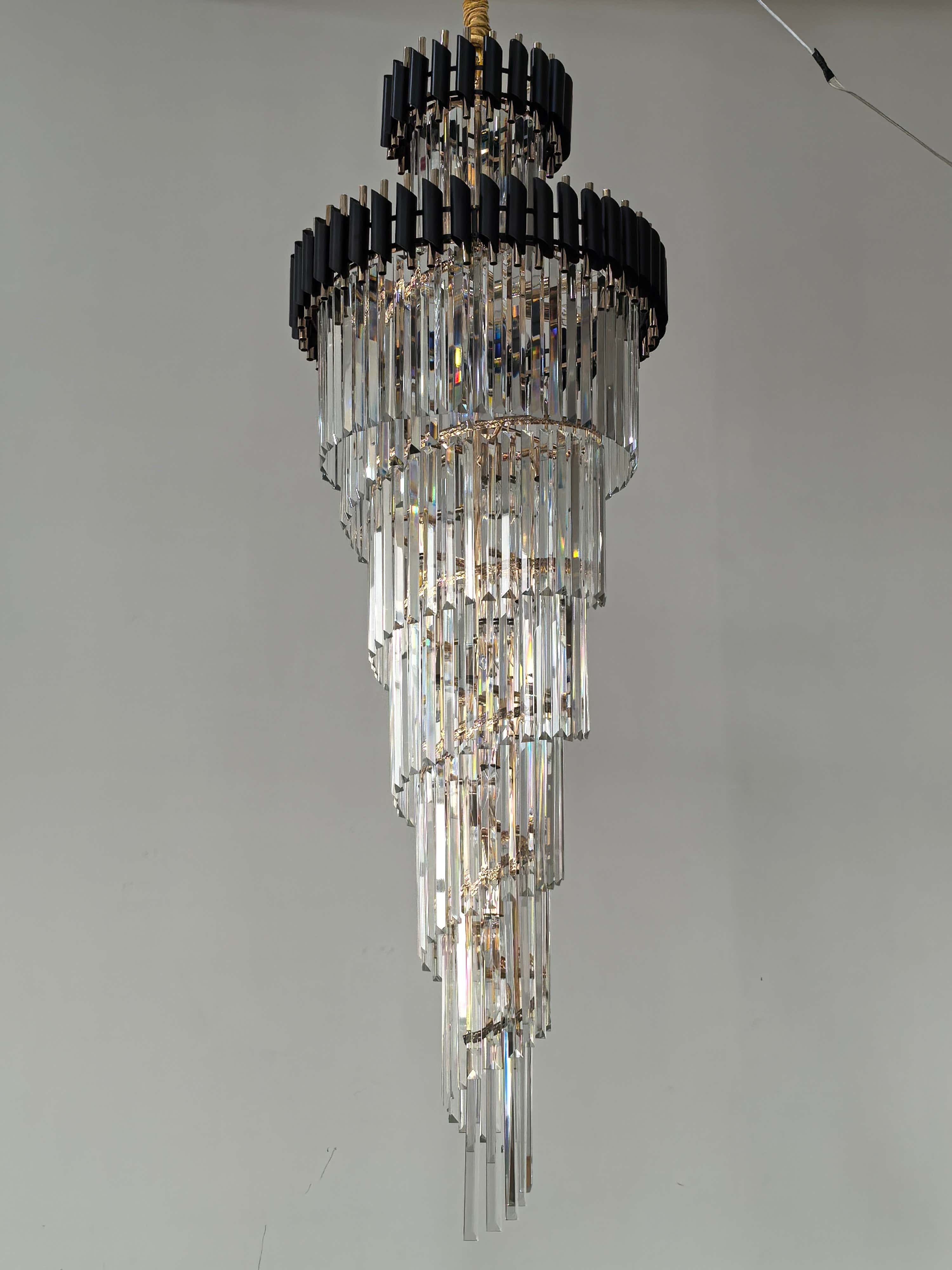Enoch Multiple Tier Crystal Chandelier