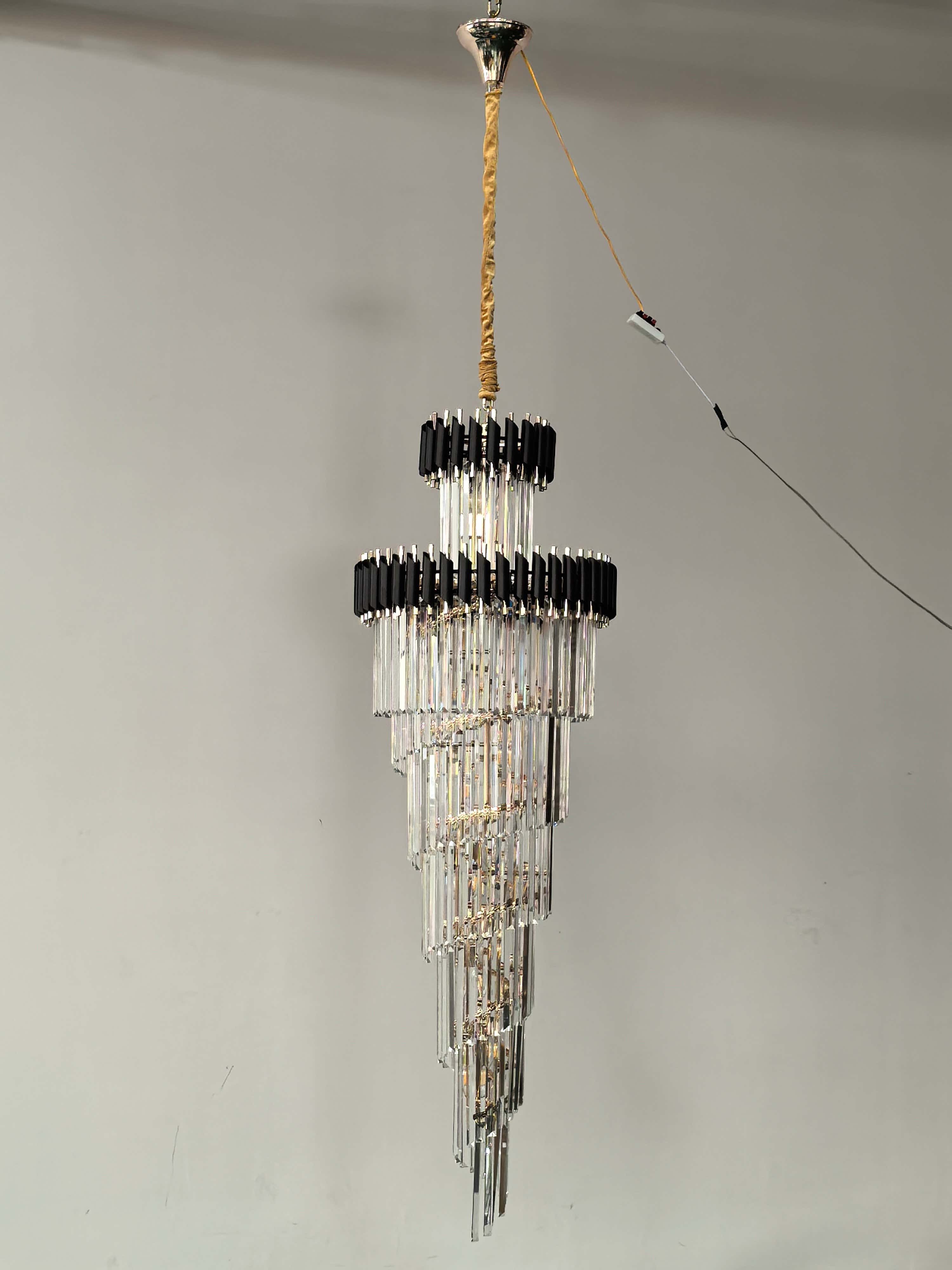 Enoch Multiple Tier Crystal Chandelier