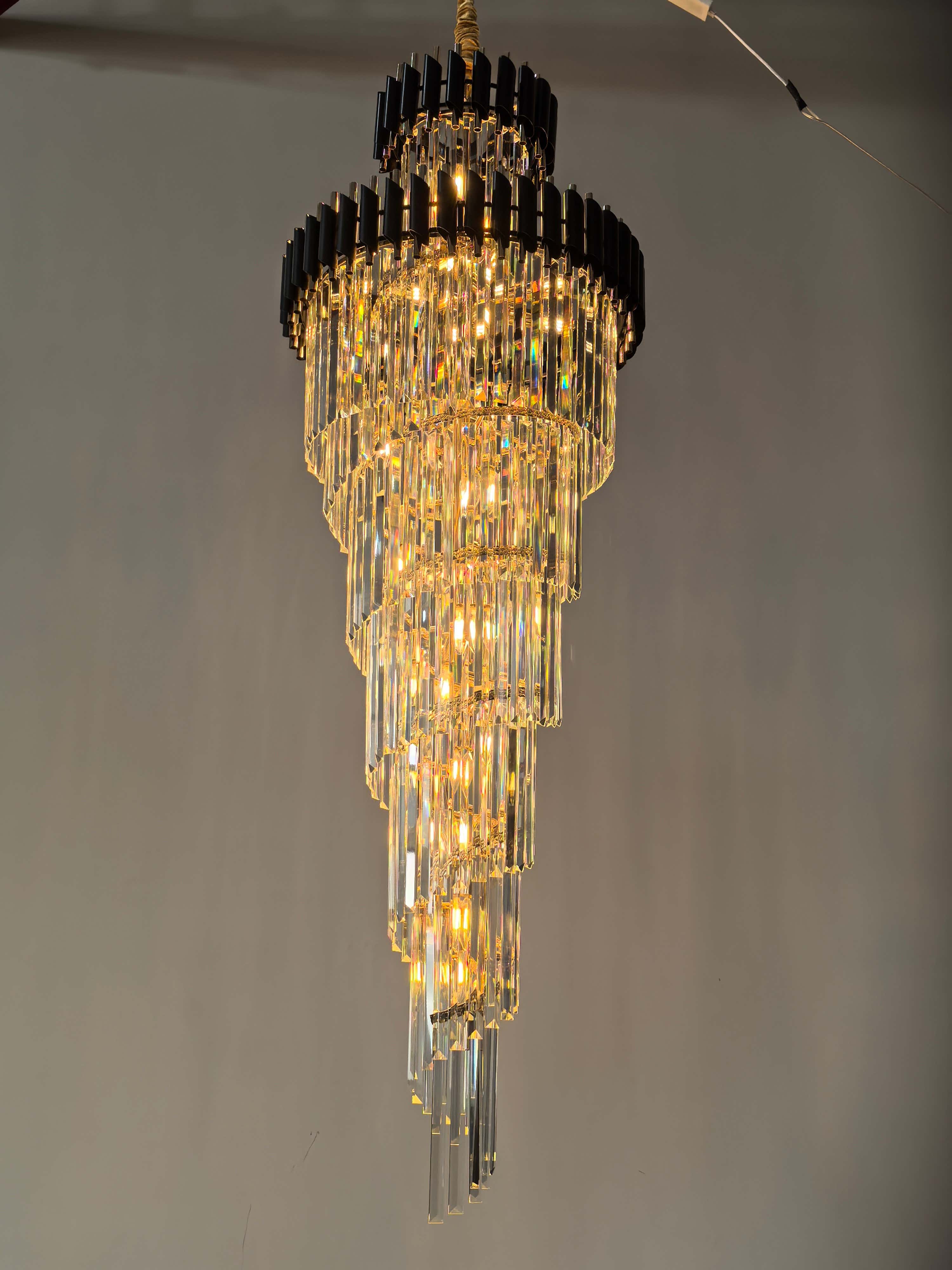 Enoch Multiple Tier Crystal Chandelier