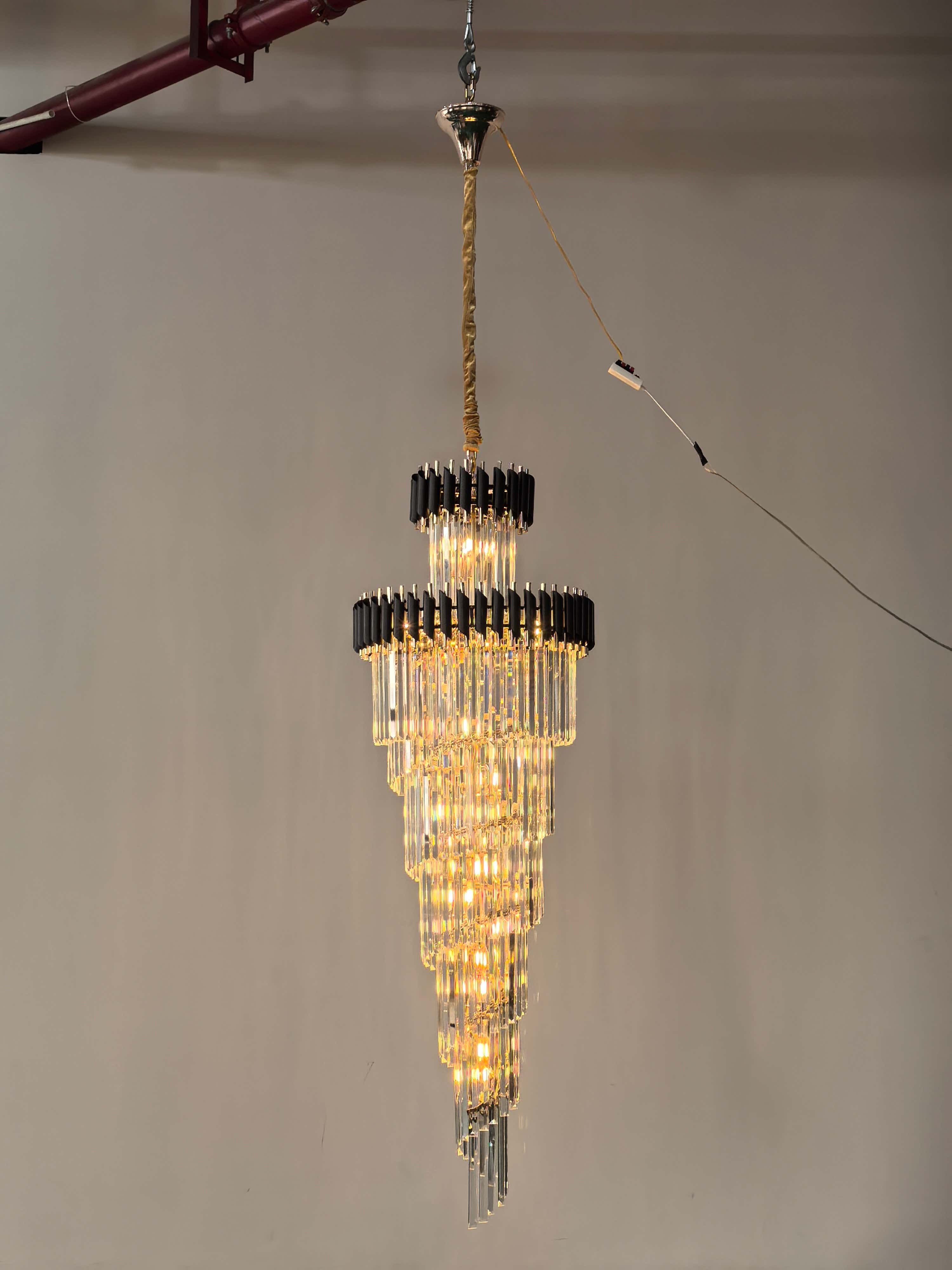 Enoch Multiple Tier Crystal Chandelier