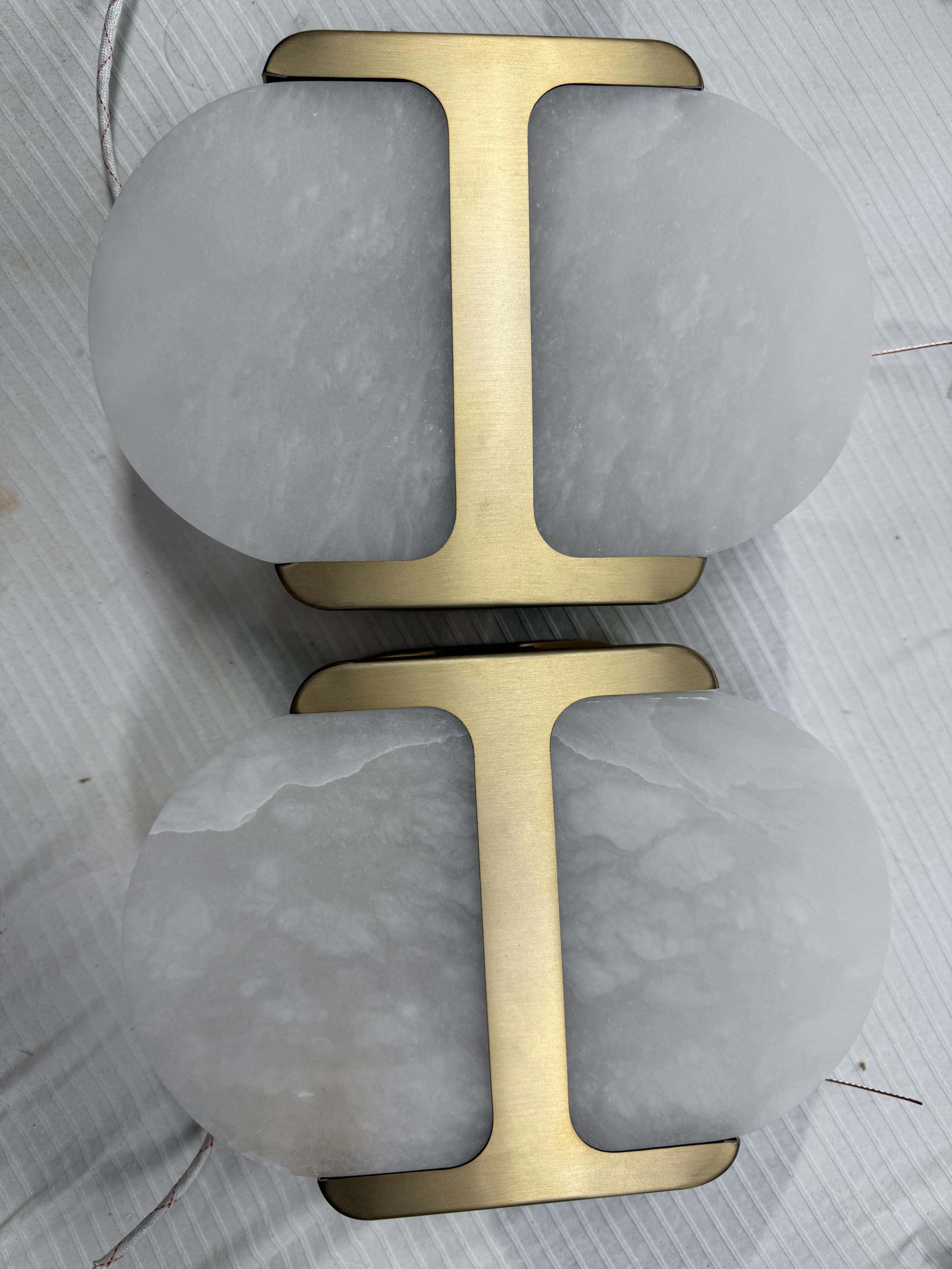 Hopkins Alabaster Sconce 9"–17"