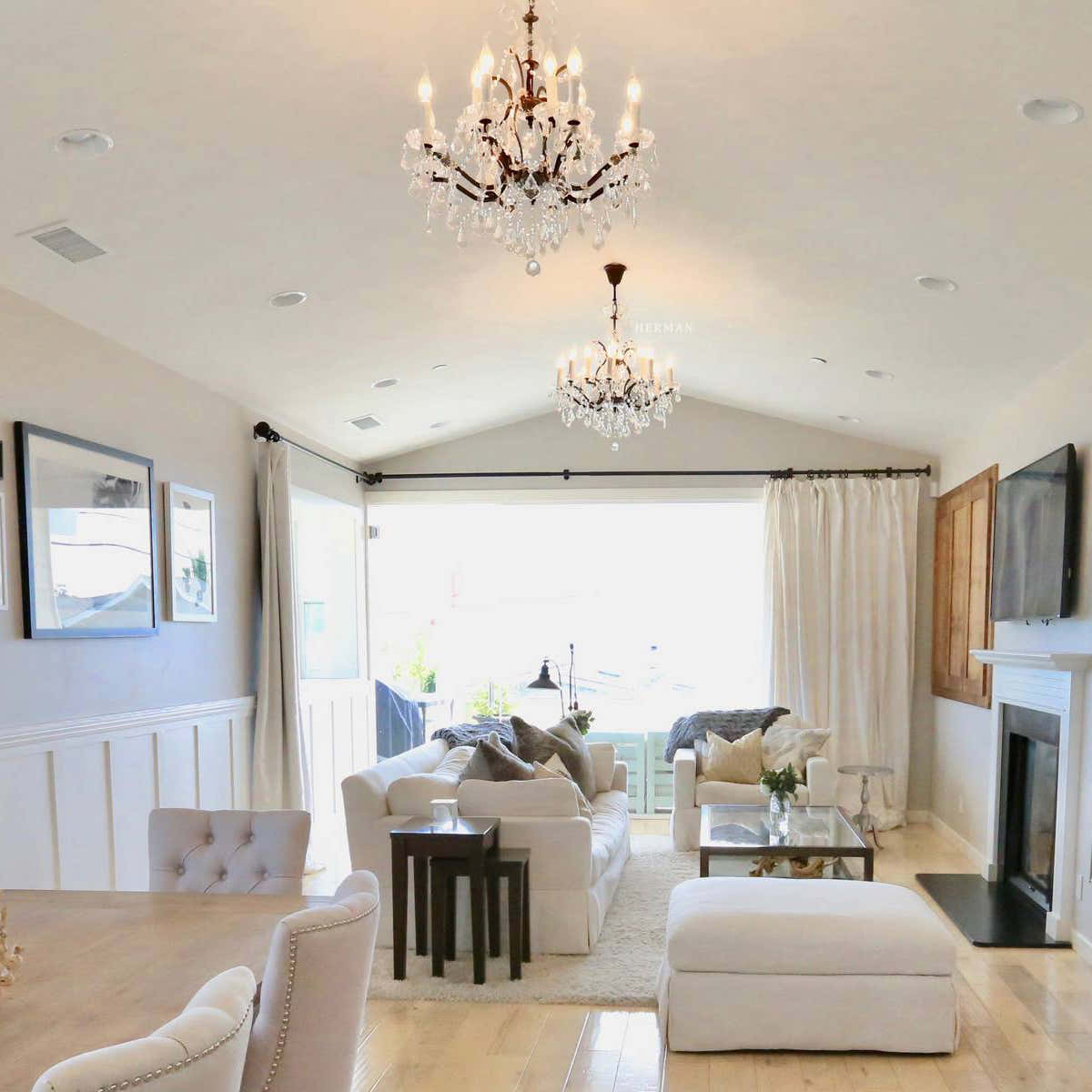 Rocaille Iron & Crystal Chandelier