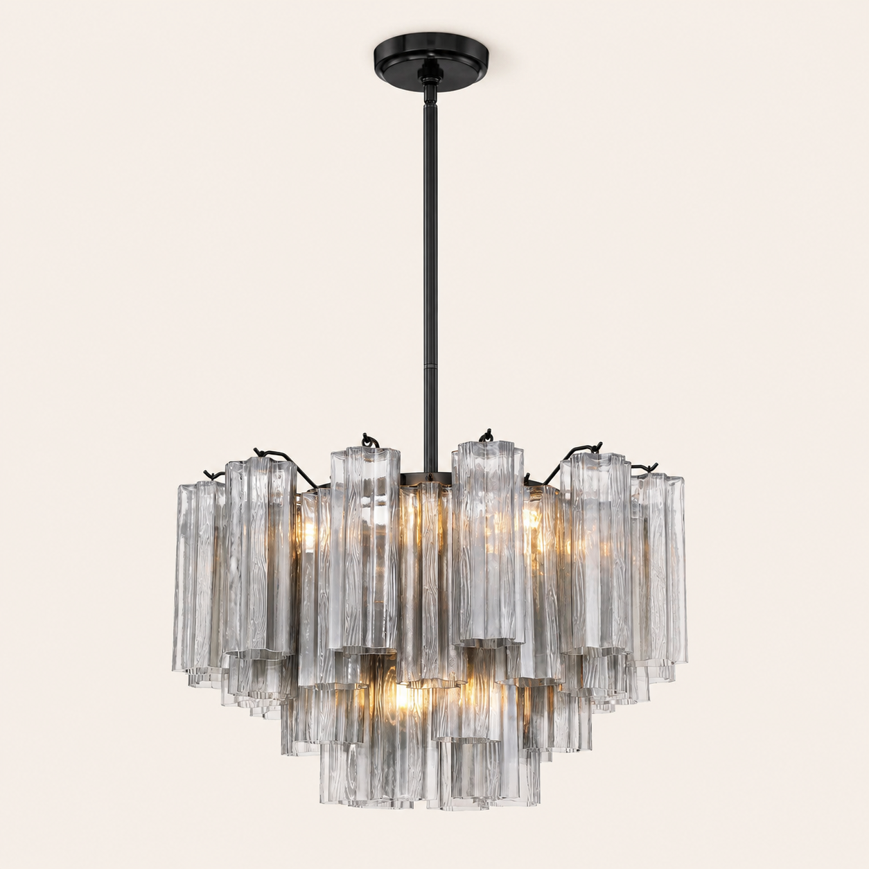 Addis Murano Glass Chandelier 17.8" 19.8" 22" 26.8" 32''D
