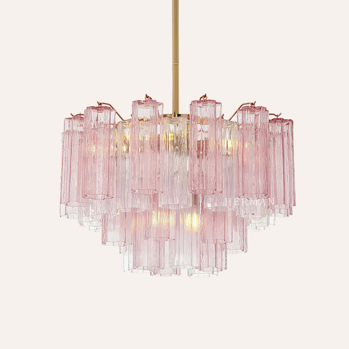 Addis Murano Glass Chandelier 17.8" 19.8" 22" 26.8" 32''D