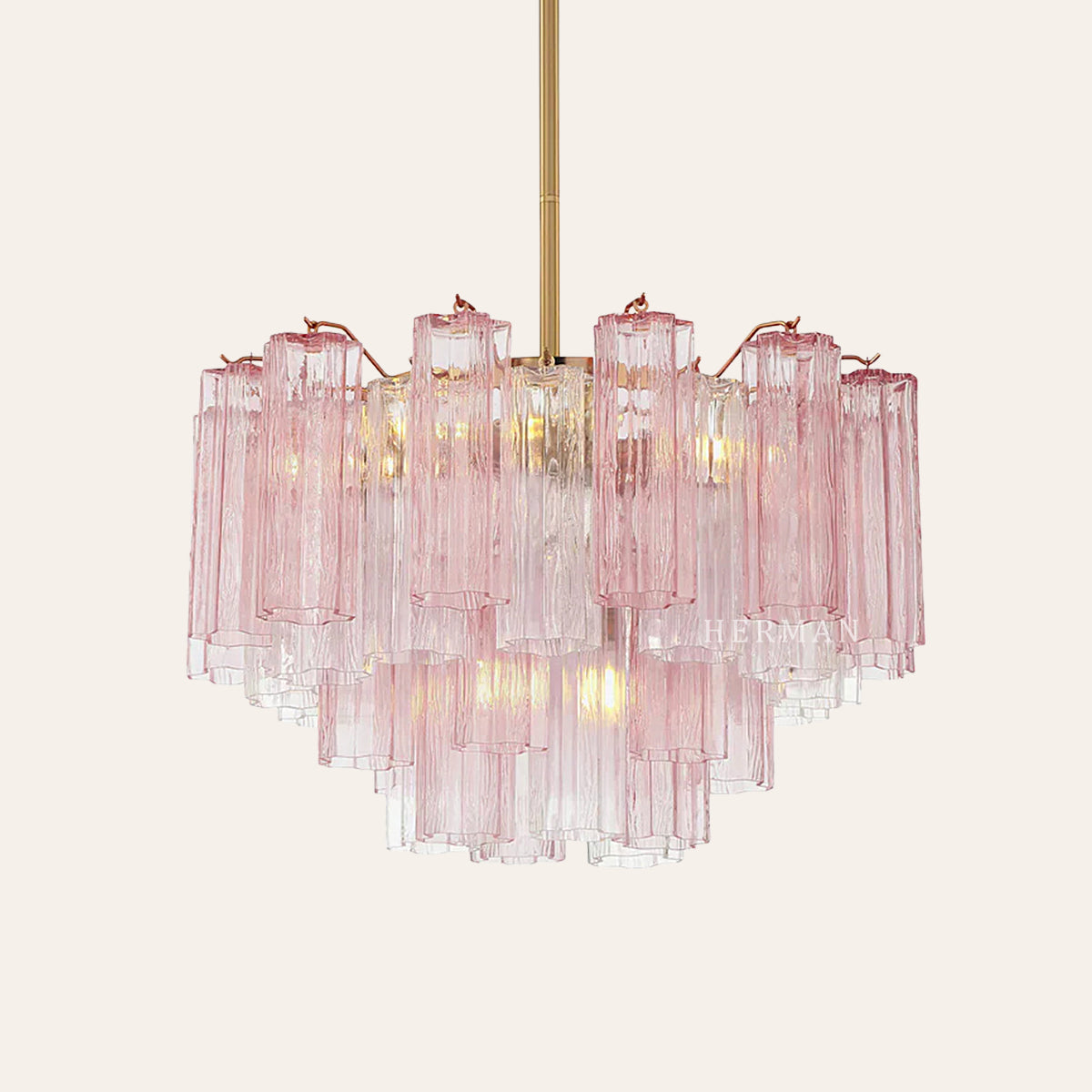 Addis Murano Glass Chandelier 17.8" 19.8" 22" 26.8" 32''D