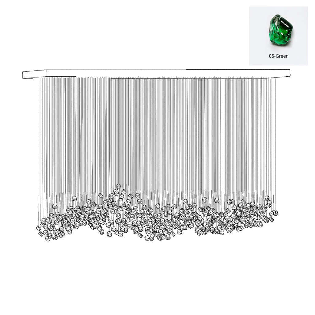Crystal Stone Chandelier
