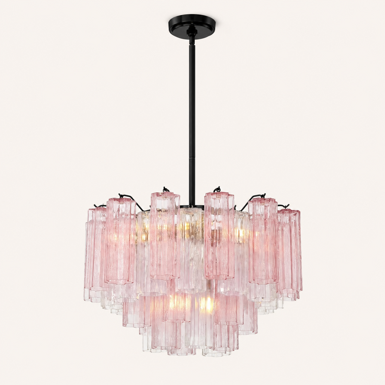 Addis Murano Glass Chandelier 17.8" 19.8" 22" 26.8" 32''D