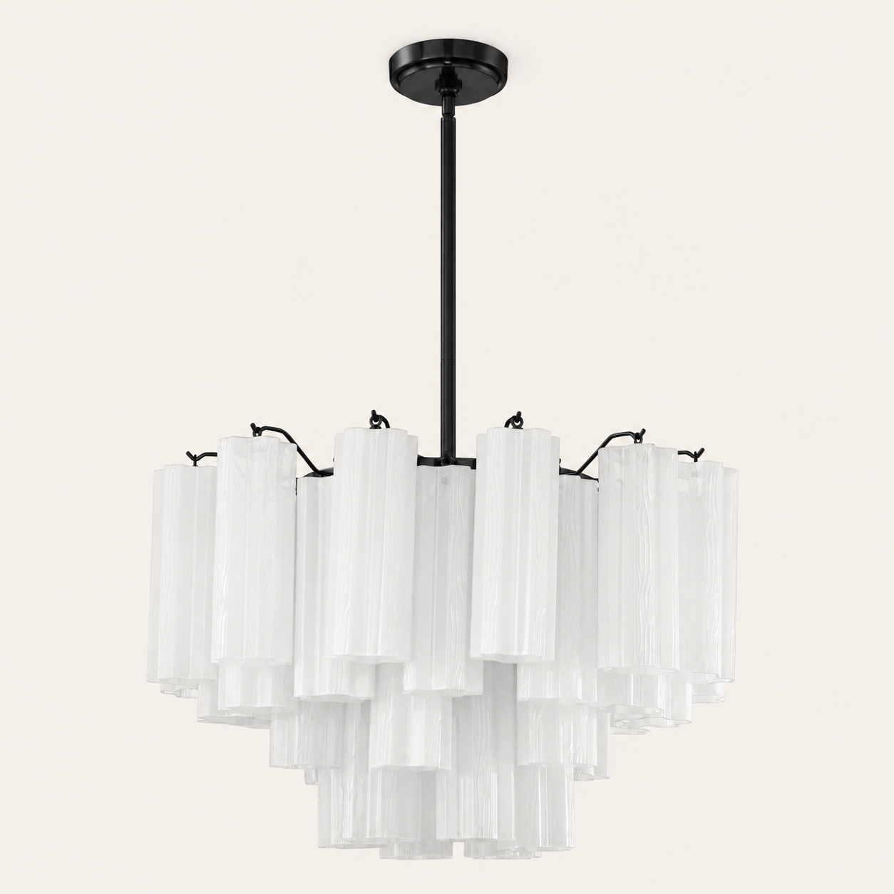 Addis Murano Glass Chandelier 17.8" 19.8" 22" 26.8" 32''D