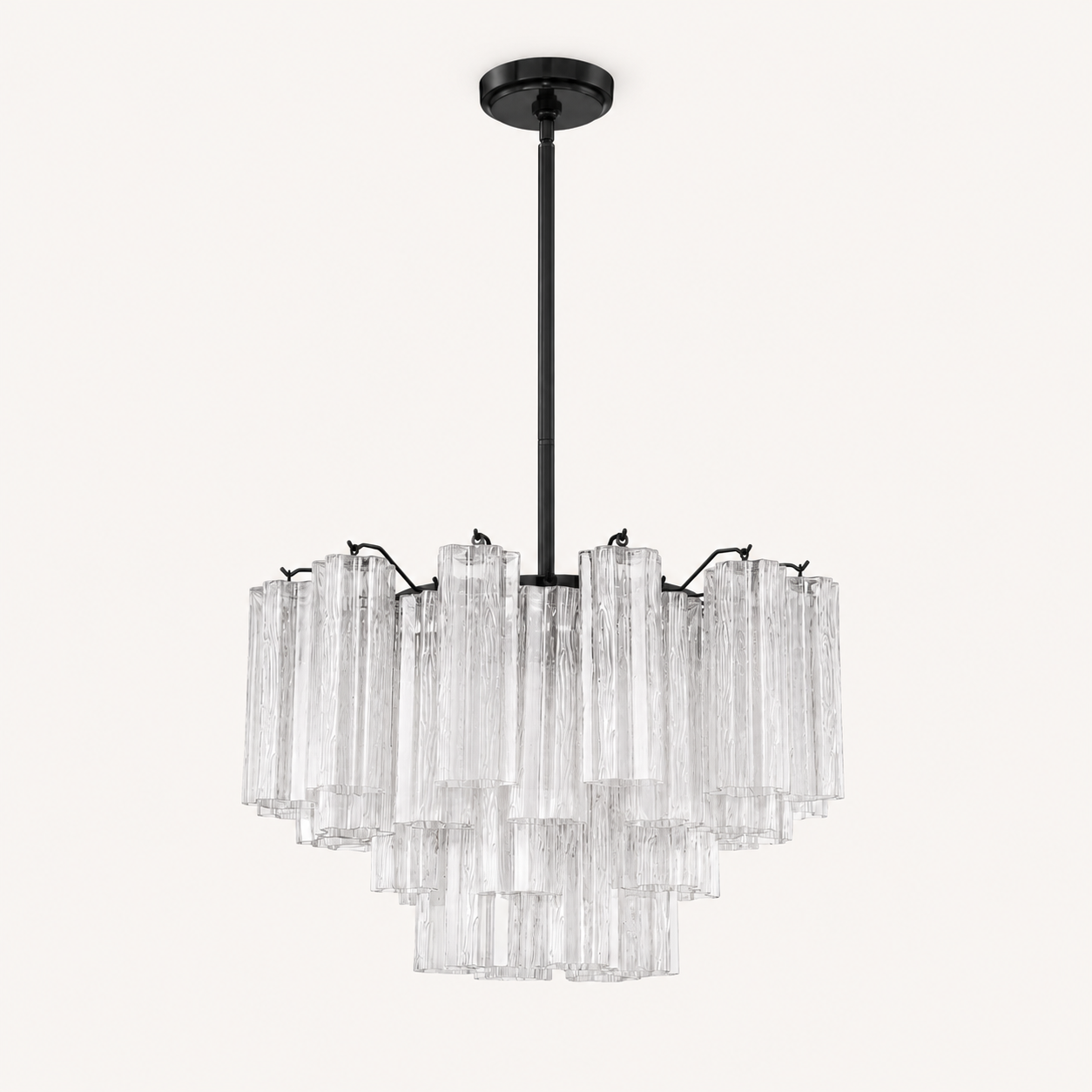 Addis Murano Glass Chandelier 17.8" 19.8" 22" 26.8" 32''D