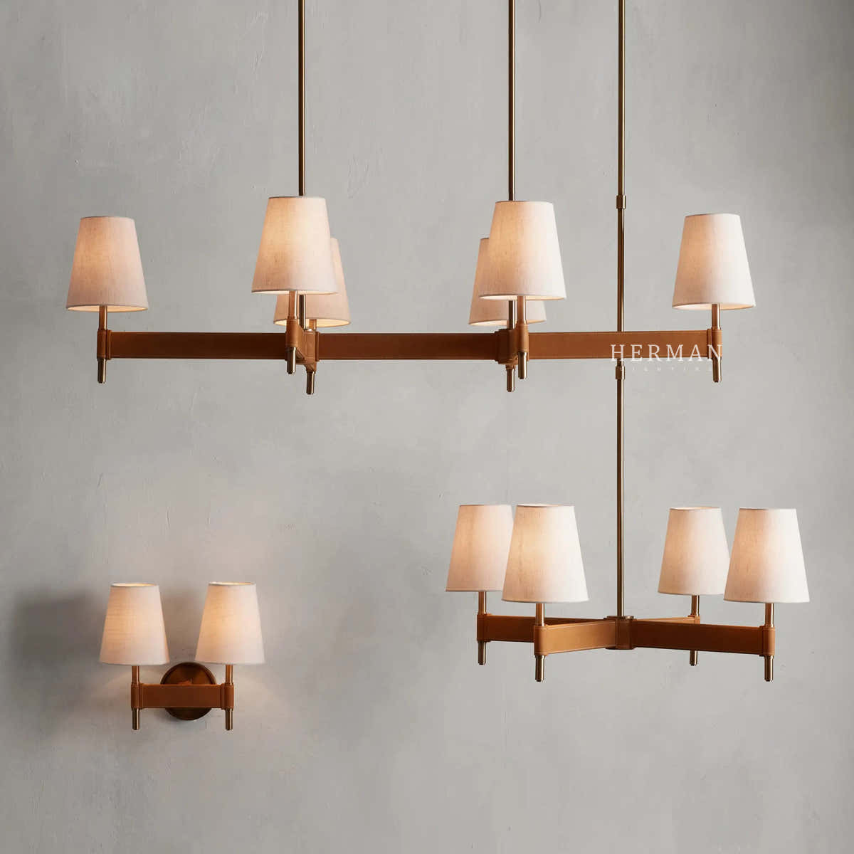 Hastings Midcentury Modern Linear Chandelier