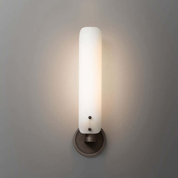 Ale White Shade Wall Sconce 16"H