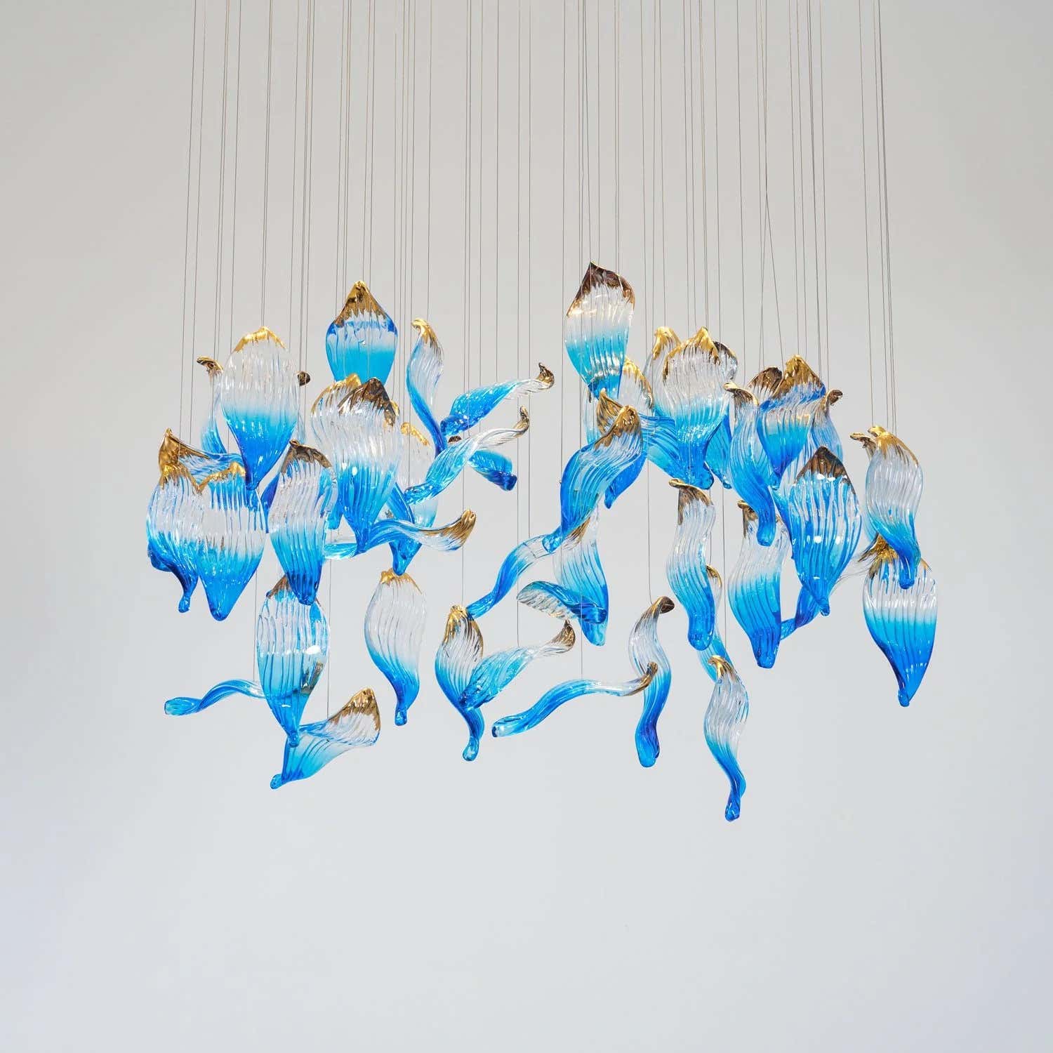 Ocean Drift Blown Glass Customize Chandelier