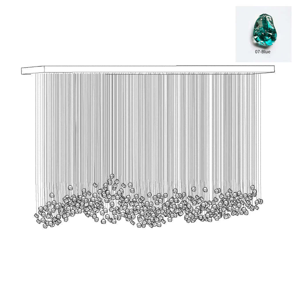 Crystal Stone Chandelier